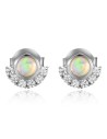 Pendientes Mineral - Opal - 10 mm