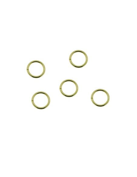 Pendientes - 12*0.8mm Aro - Plata Rodiada y Plata Chapado Oro