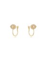 Pendientes Ojo - Ojo  - Earcuff 12mm - Bañado Oro y Plata Rodiada