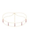 Choker Acero Mineral - 2.5mm - 33+5 cm - Bañada Oro