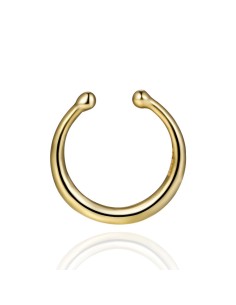 Piercing Septum - 12 mm - Bañado Oro y Plata Rodiada 2