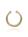 Piercing Septum - 12 mm - Bañado Oro y Plata Rodiada