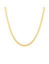 Collar Acero - 3 mm Herryingbone - 32+6 cm, 38+4 cm, 42 cm y 48 cm - Color Oro