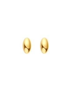Pendientes Ovulado - 6 mm - Bañado Oro y Plata Rodiada 2