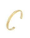 Pulsera Esclava - Trenzado - 60 mm Bañado Oro