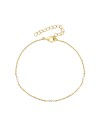 Pulsera Circonita - Rombo 3,5 * 2 mm - Bañado Oro