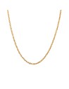 Collar Acero - 2,2 mm Twisted - 36+4 cm, 42+5 cm y 50+5 cm - Color Oro