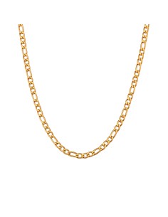 Collar Acero - 3 mm figaro - 36+4 cm, 42+5 cm y 50+5 cm - Color Oro 2
