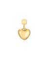 Charm Acero - Deslizable Corazon 8mm - Color Oro y Acero