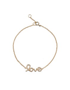 Pulsera Circonita - Love 9*19mm - Baño en Oro y Oro Rosa y Plata Rodiada 2