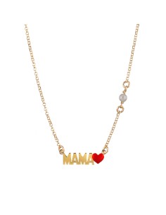 Collar Perla - Mama 20mm - 36+4 - Bañado Oro y Plata Rodiada 2