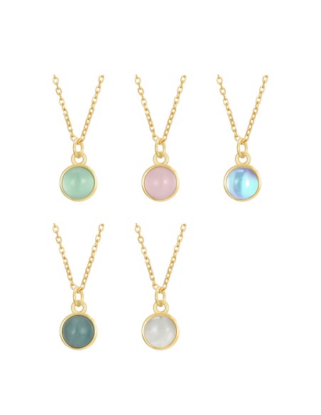 Collar Sol - Mineral - 38+6cm - Bañado Oro