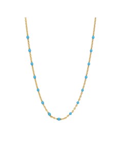 Collar Acero - Enamel - 38 + 5 cm - Color Oro 2