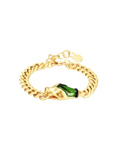 Pulsera Serpiente - 30*15mm Eslabón - 20+4cm - Color Oro 2