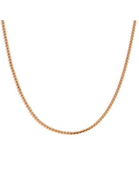 Pulsera - Acero Serpentina - 15+5 cm - Color Oro y Color Acero