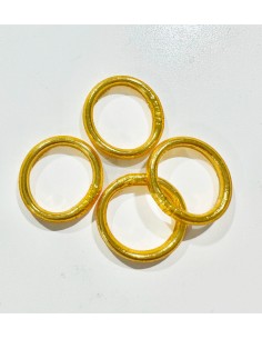 Anillo Pan de Oro - 3 mm - Dorado 2