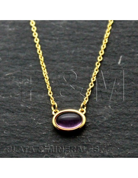 Collar Mineral - Ovalo - 38+2+2cm