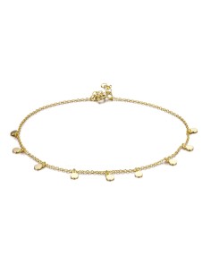 Tobillera Plata - Chapas 3mm 2