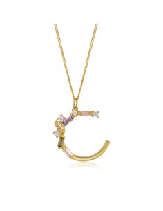 Collar Circonita - Letra - 40+10cm 2