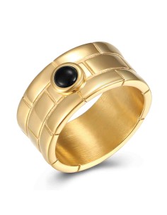 Anillo Acero - Mineral Turquesa - Ladrillos 2