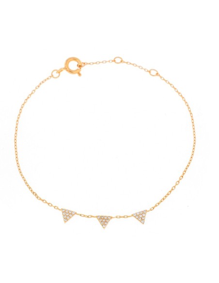 Pulsera Circonita - Triangulo 4mm