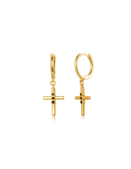 Pendientes Circonita - Cruz