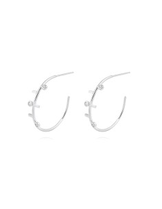 Pendientes Circonita - Aro 23mm 2