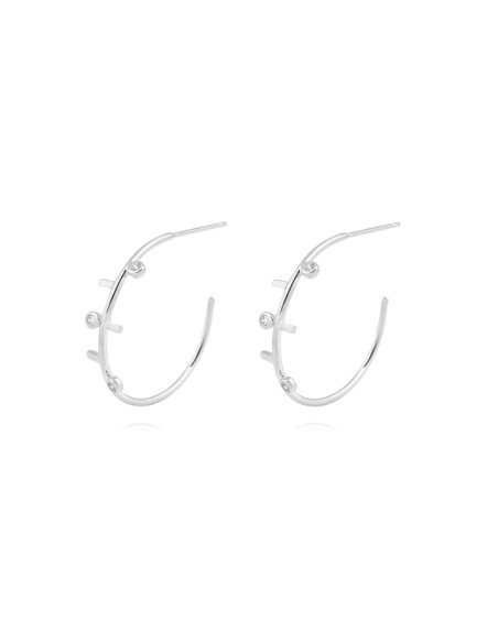 Pendientes Circonita - Aro 23mm