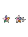 Pendientes Circonita - Estrella 4.5mm