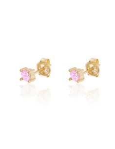 Pendientes Circonita - 3mm 2