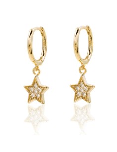 Pendientes Circonita - Estrella 2
