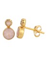 Pendientes Mineral - Boton 5 y 3mm