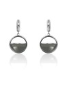 Pendientes Mineral  - Semi Circulo