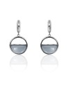 Pendientes Mineral  - Semi Circulo