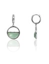 Pendientes Mineral  - Semi Circulo