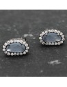 Pendientes Mineral - Oval 8mm