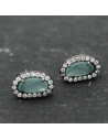 Pendientes Mineral - Oval 8mm