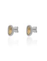 Pendientes Mineral - Oval 8mm