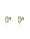 Pendientes Mineral - Oval 8mm