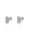 Pendientes Mineral - Oval 8mm