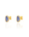 Pendientes Mineral - Oval 8mm