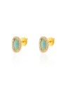 Pendientes Mineral - Oval 8mm