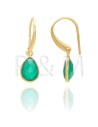 Pendientes Mineral - Lagrima 9*7