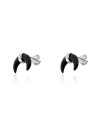 Pendientes Mineral - Cuerno - 12mm