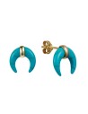 Pendientes Mineral - Cuerno - 12mm