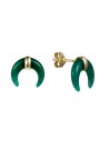 Pendientes Mineral - Cuerno - 12mm