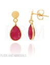 Lagrima Mineral Earrings 20 mm