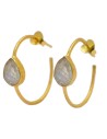 Pendientes Mineral - 28 mm