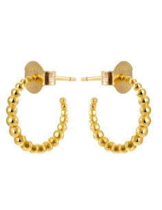 Pendiente Aro Bolitas - 15mm 2