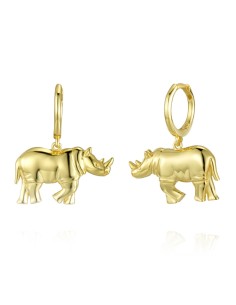 Pendiente Aro Rino - 24mm - Bronce 2